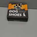 SCENEREAL Anti Slip Dog Shoes for Large Dogs, Medium Sized Dog Boots & Paw Protectors for Winter Snowy Day, Outdoor Walking, Water-Resistant in Rainy Weather, Indoor Hardfloors Skid-Resistant Sole, Size 7, 3.2"x2.8", L*W, Black