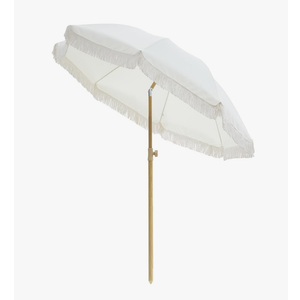 Patio Umbrella with UPF 50+ Protection, 8 Ribs, Push Button Tilt - Versatile Outdoor Shade for Garden, Courtyard, and Beach