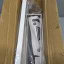 File Organizer for Desk, 5-Section Vertical File Sorter, Paper Holder Organizer Standing Metal File Folder for Office Home Classroom, White