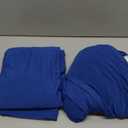 IVAPUPU 2 Pack 6FT Table Cloth for Rectangular Fitted Events Stretch Royal Blue Table Covers Washable Spandex Tablecloth Protector for Party, Wedding, Cocktail, Banquet, Festival