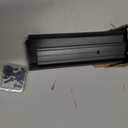 FoldTier 4 Pcs Black 4 Pcs Door Sweep for Bottom of Door, 2-1/8 x 36 Inch