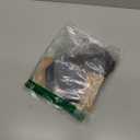 COFOF Weight Lifting Wrist Strap, Double Layer Leather Wrist Strap for Deadlift and Powerlifting, Adjustable Neoprene Padded Gym Workout Lifting Hooks (Pair) (Midnight Black)