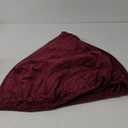 Velvet Papasan Chair Cover Slipcover  Stretch Round Saucer Cushion Cover, Fits 29-37 Inch, Washable Furniture Protector for Living Room, Dorm, Nursery (Burgundy, Medium)
