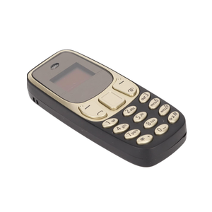 Unlocked Smallest Mobile Phone, 2.7''*1.1'' BM10 Tiny Mini Mobile with Voice Changer Hands Bluetooth Dialer Phone for Students, Support Dual SIM Card (Black Gold)