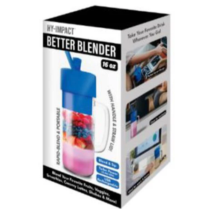 Better Blender Turbo Power USB Rechargeable 16 Oz