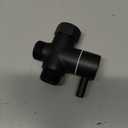 Sneatup Solid Brass 3-way G1/2 Shower Diverter (Matte Black)