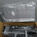 Hiaksedt Baby Playpen 50x50 Inch, Play Pens for Babies and Toddlers Baby Fence Play Yards for Indoor & Outdoor with Breathable Mesh Anti-Fall Playpen, Light Grey 