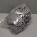 TILLYOU Pack and Play Sheet - Soft Quilted Crib Cover Pad, Toddlers Mattress Protector with 1''-3'' Deep Pocket, Thick Play Yard Playpen Sheets, Breathable Fluffy Crib Mattress Pad, 39"x27", Grey
 1 sustainability feature