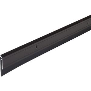 M-D Building Products 69609 All Season Aluminum Door Sweep for Bottom of Door, Heavy Duty Rubber Seal, Exterior & Interior Weather Stripping Bottom Door Seal, Commercial & Residential, (Bronze, 48in)