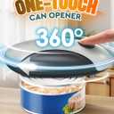 Zoomsnail Electric Can Opener, Automatic Rechargeable Can Openers with One-Touch Smooth Edge & Magnetic Lid - Hands-Free Easy-Grip Opener for Seniors with Arthritis and Most Cans
