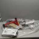 Planetwalk Premium 3 Wheel Rollator Walker for Seniors - Ultra Lightweight Foldable Walker for Elderly, Aluminum Three Wheel Mobility Aid, Brilliant Red