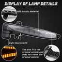 Switchback White/Amber LED Front Fog Daytime Running Lamp w/Dynamic Flash LED Turn Signal light Feature Compatible with Toyota Corolla 2020-2022 SE XSE Hybrid Accessories
