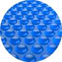 BigXwell Solar Pool Cover, 12Mil Round 18 Foot Solar Blanket for Above-Ground and In-Ground Pools, Swimming Pool, Blue 1200Series (Round 18 FT)