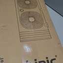 shinic 3-Speeds Window Fan with 180+90 Rotatable Fans, Manual Reversible, Vertical Window Fan with Rigid & Accordion Expanders, Width Adjustable (21.65" to 33.27"), Ideal for Home, Kitchen, Bedroom