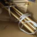 Globe Electric 61000176 62" Floor Lamp, Brass Finish, Metal, Pleated Fabric Shade, Flat Base, Pull Chain Switch on Socket, Reading Light, Office Accessories, House Decor