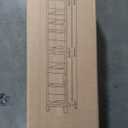 52.76" Tall Narrow Bathroom Storage Cabinet with Doors and Adjustable Shelves Plastic Slim Bathroom Storage Organizers Small Space Saver for Laundry Room Dorm Kitchen Quick Assembly, White