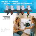 5221EA1008F AJU73213301 LG Washer Water Inlet Valve AJU75152601 2025 Upgrade for Kenmore WT5680HWA WT7200CW WT5170HV WT4970CW WT1201CW, Replaces 5221EA1008F AP6308239 TAW35618287 PS3527446