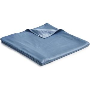 YnM Exclusive Cooling Duvet Cover for Weighted Blankets with 16 Strings (Blue Grey, 60"x80")