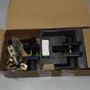 YYTDZSW Door Handles Interior, Black Door Handle, Door Knob with Key (Same Keys), 2 Pack Heavy Duty Door Lock Sets, Reversible Lever Handles, for Bed/Bath, Matte Black