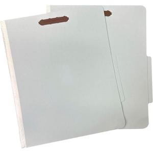 Amazon Basics Sturdy Pressboard Classification File Folders with Fasteners, Dividers, 2" Expansion for Documents Organization, 11.97 x 10.55 inch, Green, 10-Pack