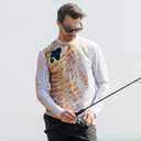 KastKing UPF 50 Fishing Shirts for Men, Long Sleeve Fishing Hiking Shirt, Breathable Moisture Wicking, Sun Shirts for Men (Large)