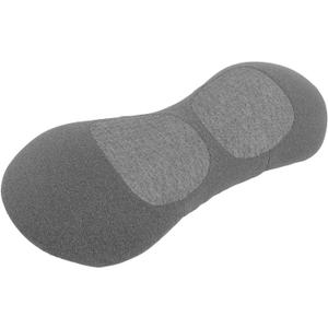 Waist Support Pillow with Memory Foam, Ergonomic Design for Sleeping, Lower Back Support (Classic Grey)