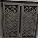 MYPET North States Paws Portable Pet Gate: 26-40" Wide. Pressure Mount. No Tools Needed. Made in USA, 23" Tall, Expandable, Durable Dog Gates for Doorways, Fieldstone Gray