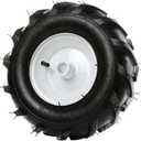 Universal Wheel 13 x 5.00-6 for Tiller/Tiller – Diameter 25 mm Axle Hole – Can be Used Left/Right Wheels 2pack