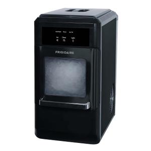 Frigidaire EFIC237 Countertop Crunchy Chewable Nugget Ice Maker, 44lbs per day, Black Stainless