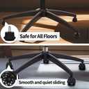 Frassie Office Gaming Chair Metal Base Replacement with 5 Wheels Bell Glides Replacement, 28 Inch Heavy Duty 2500 Lbs Universal Computer Chair Stool Base Part (Black)