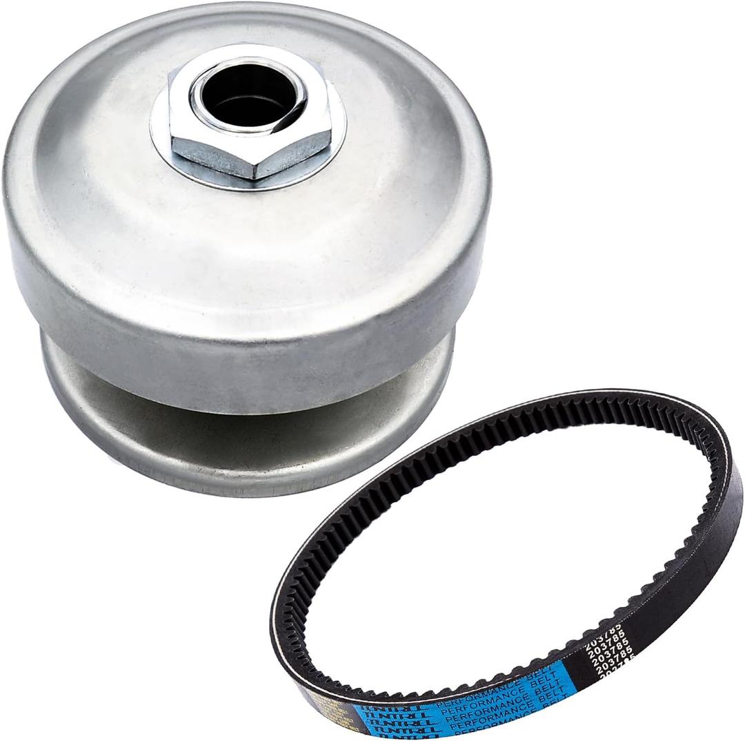 1" Bore 40 Series Go Kart Torque Converter with Belt 203785 for Comet 40/44, Driver Pulley Clutch Replacement