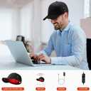 Laser Hair Growth CapRed Light theray for Hair, Deep Black Cap