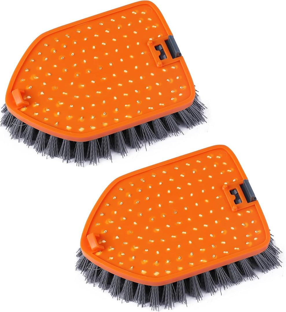 CLEANHOME Tile Scrubber Brush Replacement Head 2 PiecesFit for ASIN:B09GF2LSZ8