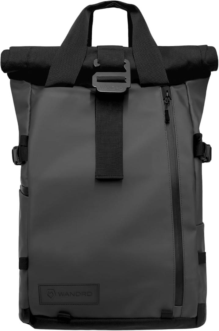 WANDRD PRVKE 21L Photography Bundle: Weather-Resistant Travel & Camera Backpack with Laptop Sleeve, Quick Side Access, Clamshell Opening  Ideal Photography & Travel Bag (Black)