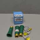 IMPRESA Silicone Hose Adapter - Green, 3/4-Inch, Pack of 3 - Water Hose to Sink Faucet Adapter - Universal Faucet Connector with Clamp - Slip-On Connector