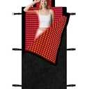 Red Light Therapy Mat Full Body 74.8"x33.6", Infrared Red Light Therapy Blanket with 2630 LEDs, 660nm & 850nm Dual Wavelength, Pulse Modes, Timer & Intensity Control