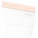 Day Designer Premium Planning Pad with Daily Planning Page Featuring Hourly Schedule, To Do-List, Notes and more. Blush Trim | 7 x 9 | expertly crafted for functional planning, seamless organization, and effortless style (Desktop Notepad - 7" x 9", Blush)