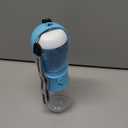 Dog Water Bottle with Food Container, Travel Puppy Water Bowl, Portable Pet Dispenser, Dog Stuff Accessories Items, Puppy Essentials Necessities for Yorkie Chihuahua Cat Walking and Hiking (19oz, #07 Green)