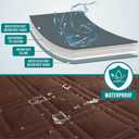 PetAmi Waterproof Bed Cover for Dogs, Waterproof Pet Blanket Couch Cover, Reversible Furniture Cover Sofa Protector for Pet Cat Bed, Washable Waterproof Blanket Dog Cover for Couch Seat, 102x82 Brown