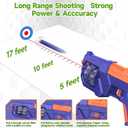 RD-8 Blue Toy Blaster Gun Set, Foam Darts Fit for Nerf Guns for Kids Ages 8-12, Long Range Rotating Barrel, Fun Indoor & Outdoor Shooting Game, Easter Gift for Boys Ages 5 6 7 8 9 10 12