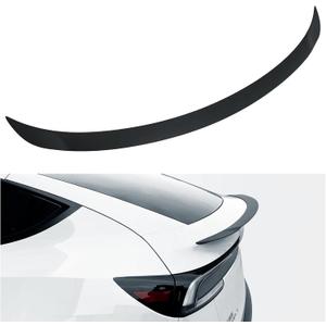 Spoiler for 2026 2025 Tesla Model Y Juniper ABS Material Rear Spoiler Wings Rear Trunk Lip 2025 2026 Tesla Model Y Juniper Accessories (Matte Black)