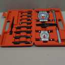 DAYUAN 14pcs Bearing Separator Puller Set, Heavy Duty 5 Ton Capacity 2" and 3" Bearings Splitters Puller Kit (Red)