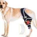 Adjustable Dog Knee Brace for Acl and Joint Damage  Promotes Healing After Surgery, Stabilizes Front or Back Legs, Eases Pain from Ligament Injuries, XL