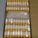 Everest 45 Angled RJ45 Cat6 Keystone Jacks 100-Pack in Yellow - Slim Profile Female RJ45 Connectors - Cat 6 Keystone Jack - Compatible with 45 Angled Speed Termination Tool - 45Term (B0BL3GS7ZY)