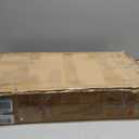 Badger Basket Wooden Toy Doll Bed with Storage, Mobile, and Bedding to Pretend and Play - Includes Wheels and Free Personalization Kit - White with Pink Gingham Fabric