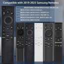 Replacement Voice Remote for Samsung Smart TV BN59-01385A Compatible with Samsung QLED, Crystal UHD, Frame Series TVs, Universal Smart TV Remote with Voice Control & NTFLX and PRM Video Disny+ Buttons