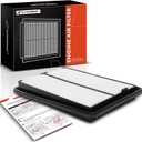 A-Premium Engine Air Filter Compatible with Nissan Models - Rogue(2014-2020), Rogue Sport(2017-2022), Qashqai(2017-2022) - Rigid Panel - Replace# 16546-4BA01
