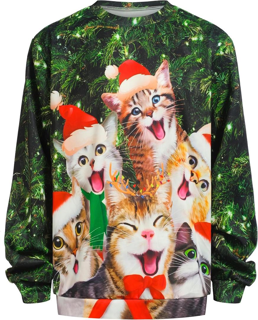 Mardi Gras Sweatshirt for Men,Mardi Gras Outfit Men,Mardi Gras Sweatshirts (XXXL)