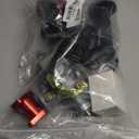 laffoonparts PZ27 Carburetor Kit for Honda XR100 XR100R CRF100F 4 Stroke CG 125CC 150CC 200CC 250CC CNC ATVs, Go Karts and Dirt Bikes w/Intake Manifold 38mm Air Filter Throttle Control Handle (Red)