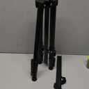 Art Painting Artist Easel Stand, Portable Adjustable Aluminum Metal Tripod Display Easel with Bag, Height from 17 to 66 inch for Table-Top/Floor Drawing and Displaying, Black